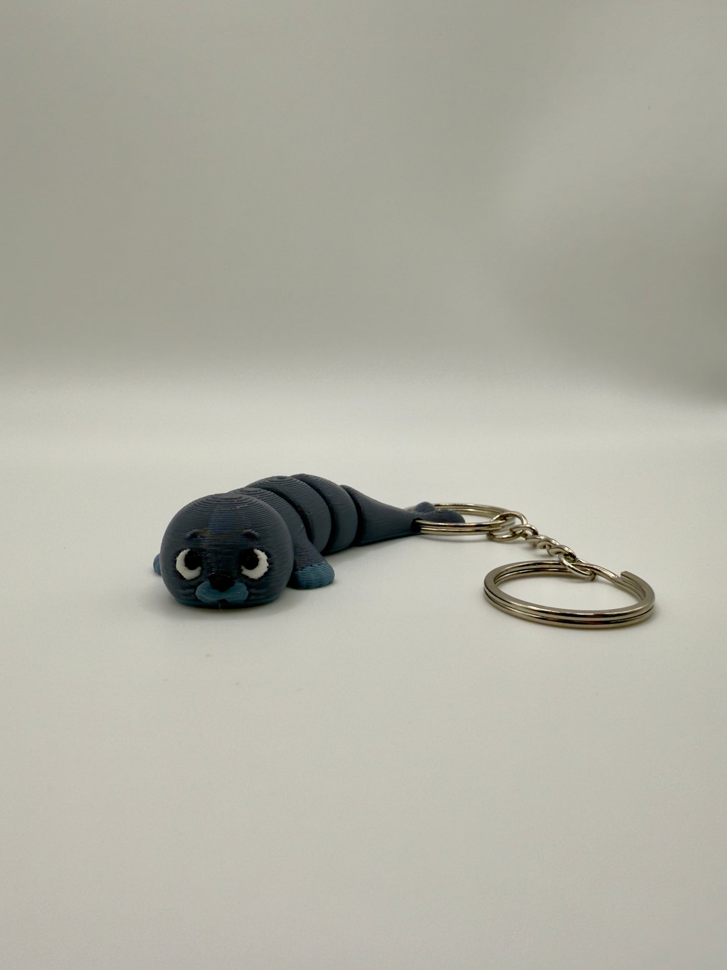 Zeehond Sleutelhanger - Handgemaakte, Schattige Accessoire voor Sleutels of Tas - Large