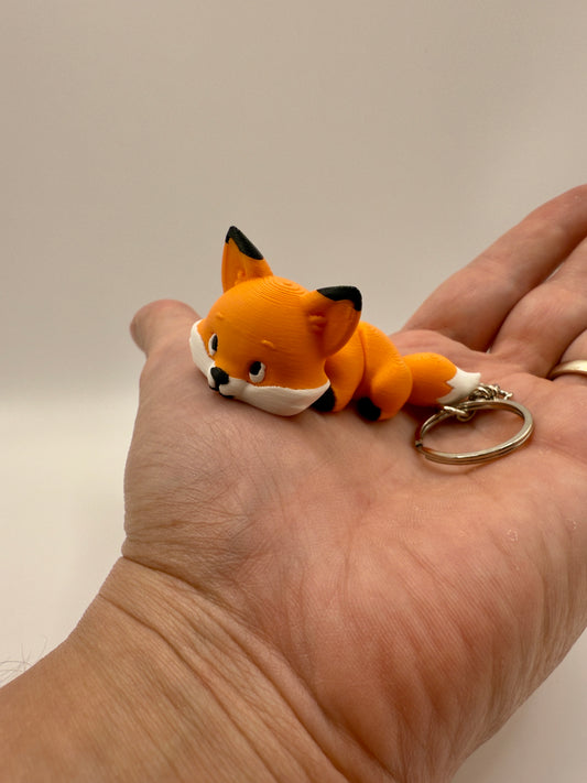Vos Sleutelhanger - Handgemaakte, Schattige Accessoire voor Sleutels of Tas - Large