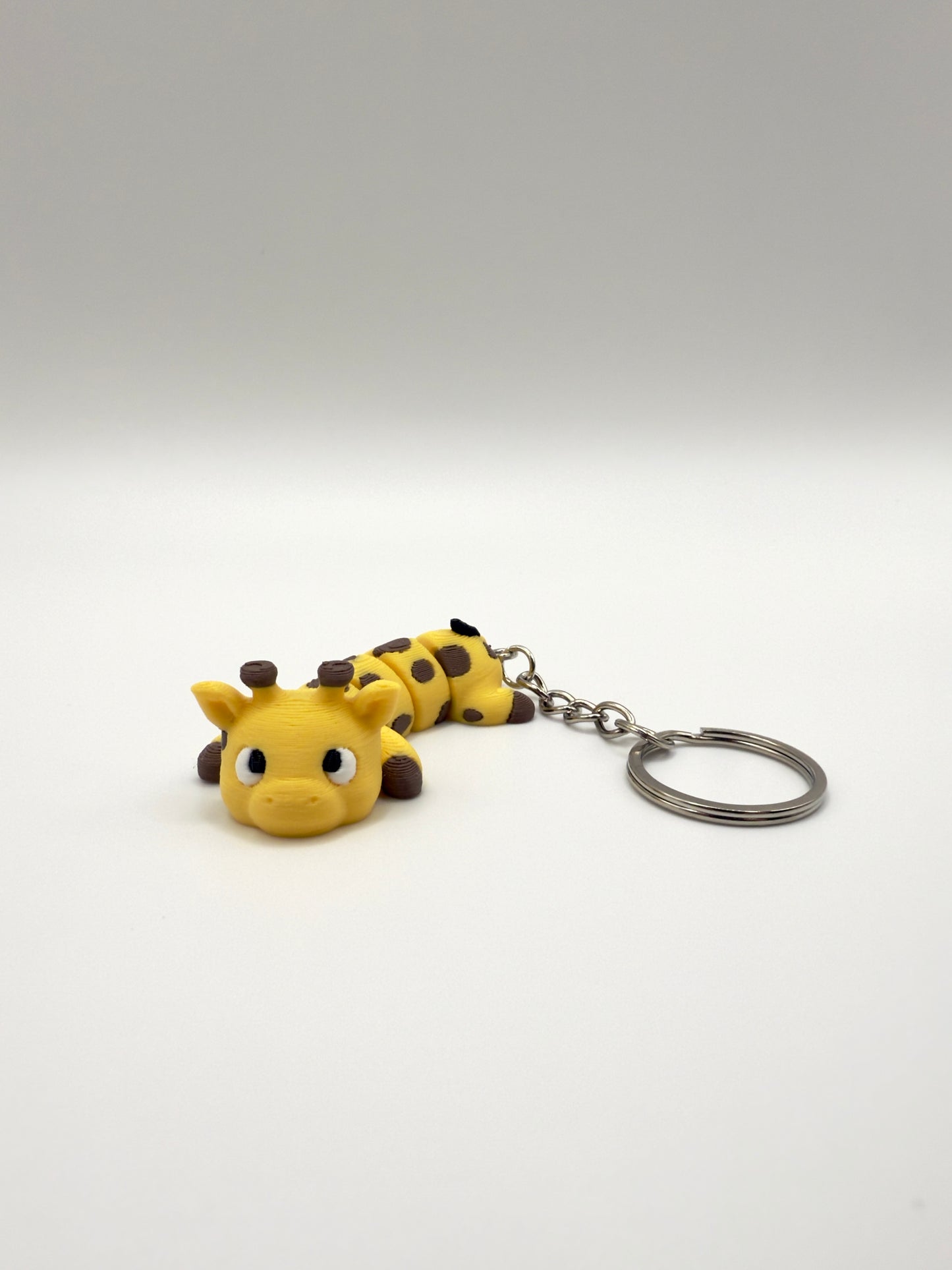 Giraf Sleutelhanger - Handgemaakte, Schattige Accessoire voor Sleutels of Tas - Large