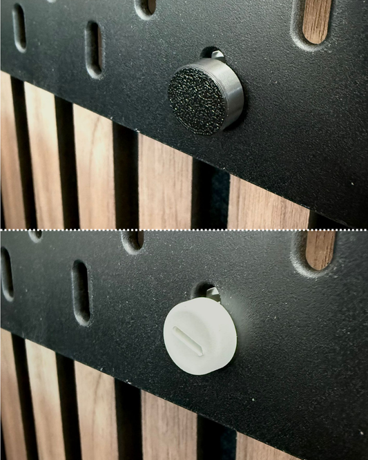 Skådis Afdekdopjes (Set van 4) – Covers voor Kunststof Bevestiging IKEA Pegboard