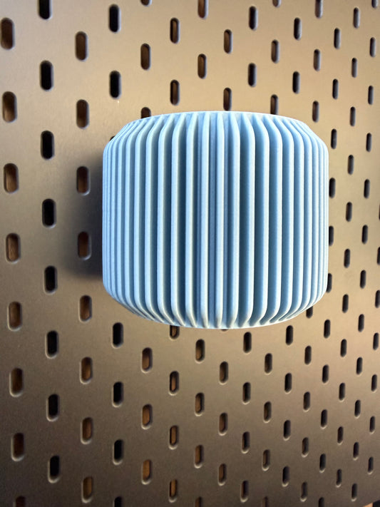 Hangende bloempot voor IKEA skadis pegboard - met handige ophang haken - binnen diameter 92mm