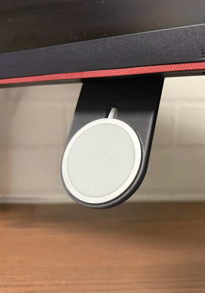Inschuifbare MagSafe Houder voor Monitor - Horizontale Telefoonhouder voor iPhone Stand-by Modus (Zonder MagSafe Lader)