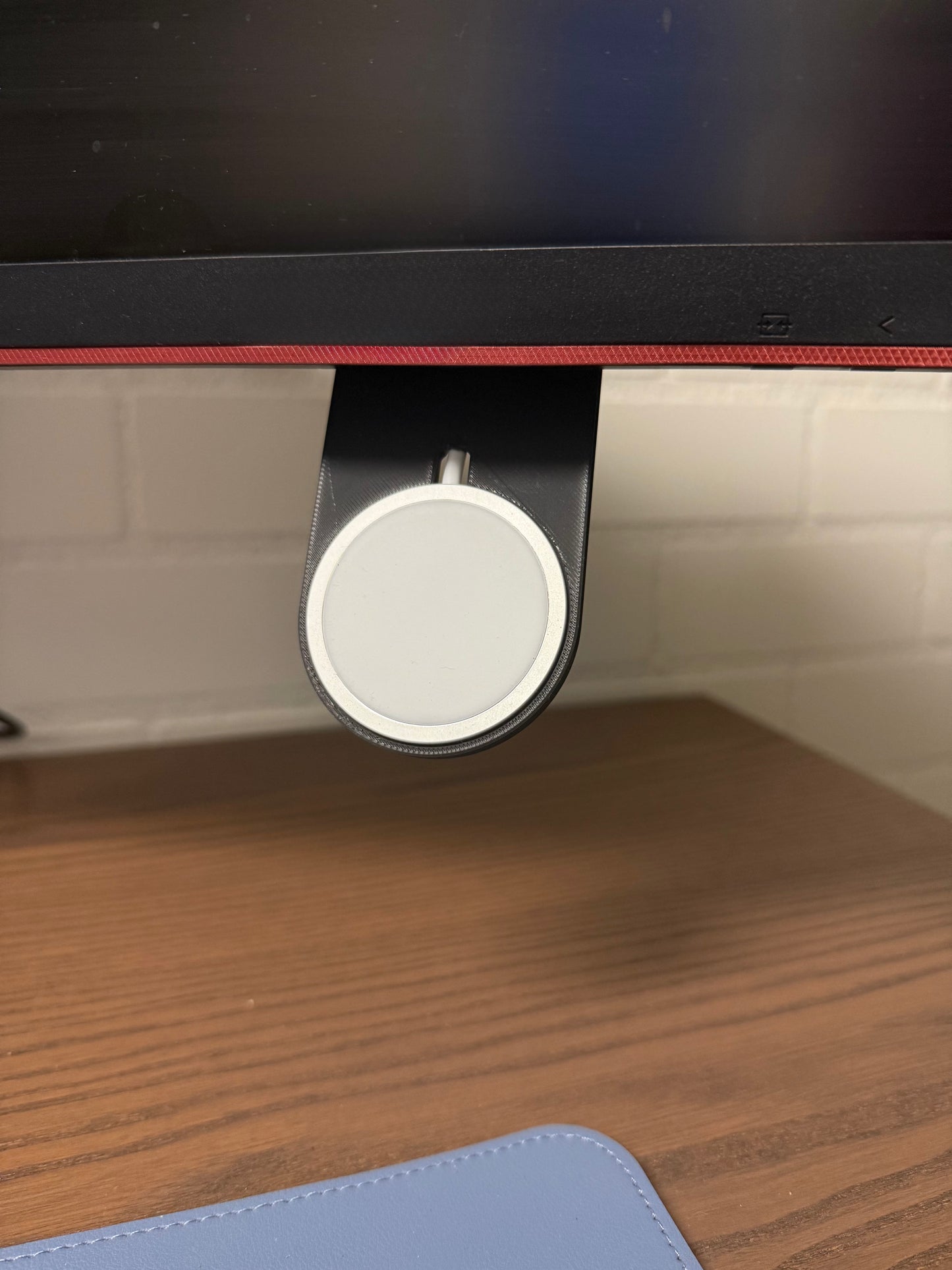 Inschuifbare MagSafe Houder voor Monitor - Horizontale Telefoonhouder voor iPhone Stand-by Modus (Zonder MagSafe Lader)