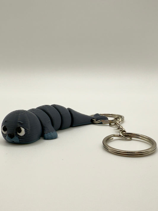 Zeehond Sleutelhanger - Handgemaakte, Schattige Accessoire voor Sleutels of Tas - Large