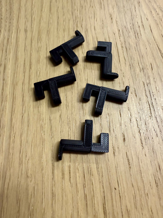 Skådis Haken Set (5 stuks) - Kleine Ophanghaak voor IKEA Skådis Pegboard