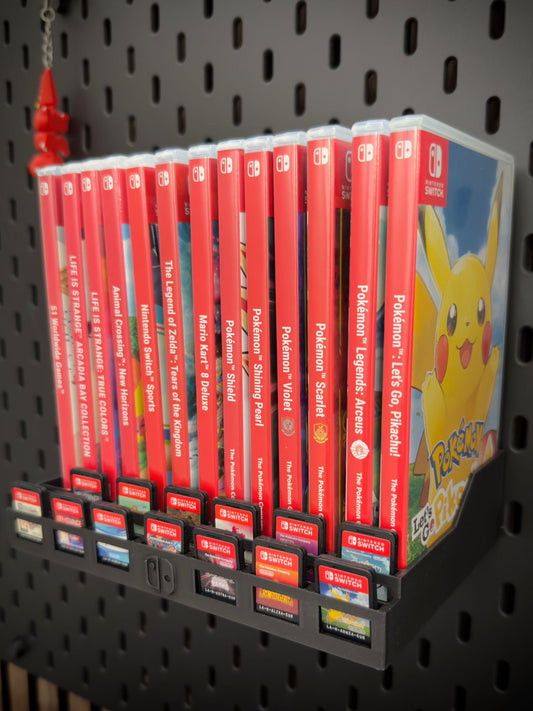 Nintendo Switch Spellenhouder voor IKEA Skådis – 3D Geprinte Game Organizer voor Doosjes en Spellen - Voor Switch & Switch 2